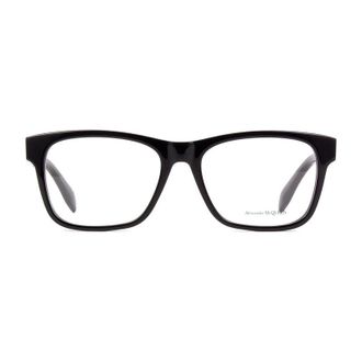 Alexander McQueen AM0307O001 Square Full Rim Eyeglasses - Black