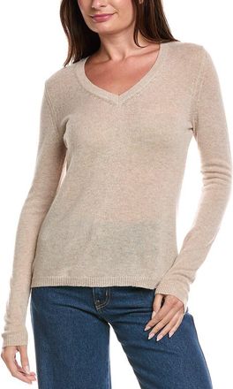 Forté Cashmere V-Neck Cashmere Sweater