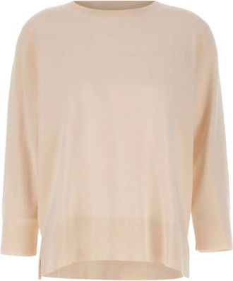 Elena Miro ribbed-hem sweater - White