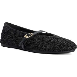 Dune London Halmada Mary Jane Flat in Black at Nordstrom Rack, Size 11Us / 41Eu