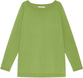 Maliparmi Maglia - Dames - Ronde hals truien - Groen - XL - Truien & Vesten