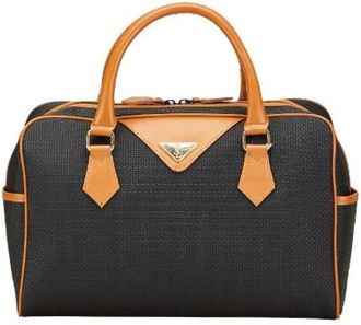 Saint Laurent Pre-owned Handbags, female, Black, Size: ONE SIZE Pre-owned PVC Handbag