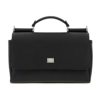 Dolce & Gabbana Sicily Bag - female - Dolce & Gabbana - Handbags - Black - ONE SIZE - Bags