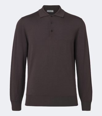 Canali Virgin wool polo sweater
