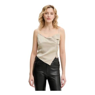 Nanushka Blusa Zorka - Tops - Mujer - Beige - XS