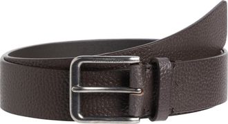 Calvin Klein Jeans Lederg&uuml;rtel CALVIN KLEIN JEANS CLASSIC CASUAL BELT 35MM, Herren, Gr. 11,5, braun (bitter braun), Rindsleder, unifarben, G&uuml;rtel Lederg&uuml;rtel, Logopr&auml;gun