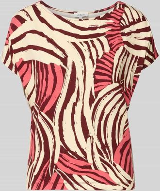 s.Oliver Red Label Relaxed Fit T-Shirt aus Viskose-Mix in Pink, Gr&ouml;&szlig;e 34