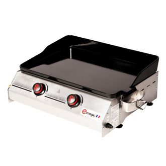 Somagic Plancha De Asar A Gas So Premium 2 Quemadores 7kw - Somagic