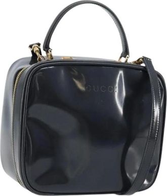 Gucci Pre-owned Handbags, female, Blue, Size: ONE SIZE Pre-owned Vintage Hand Bag