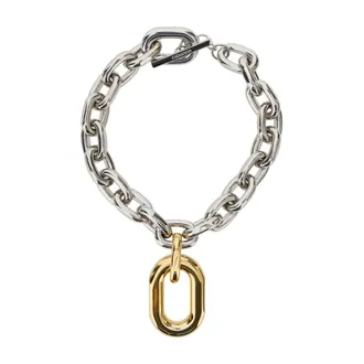 Paco Rabanne Grey Necklace with Bijoux Detail - female - Rabanne - Necklaces - Gray - ONE SIZE - Accessories