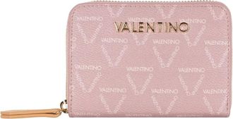 Valentino Wallets & Cardholders, female, Pink, ONE SIZE, Pink Zip Around Wallet, Sophisticated Design