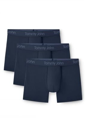 Tommy John 3-Pack Air Cool Mesh Boxer Briefs in Dress Blues at Nordstrom, Size Xx-Large