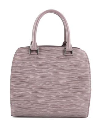 Louis Vuitton Pont Neuf Handbag Epi Leather PM satchel - Grigio