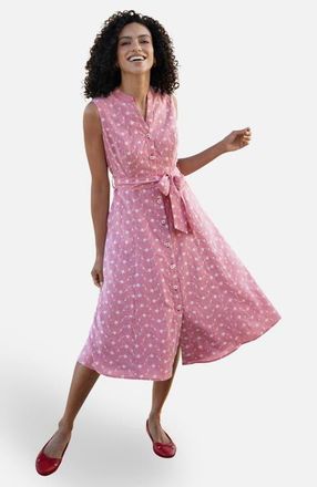 Yumi Broderie Embroidered Shirt Dress at Nordstrom, Size 10