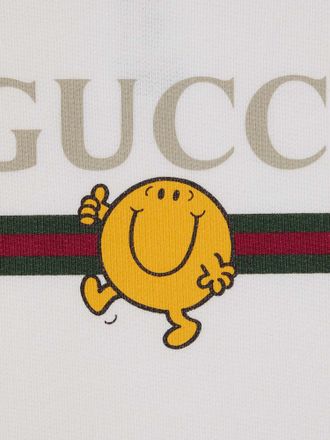 Gucci Mr. Men Little Miss Logo-Printed Sweatshirt - White