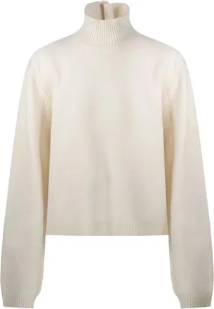 R&oacute;he Truien & Vesten, Dames, Beige, S, Turtleneck Trui