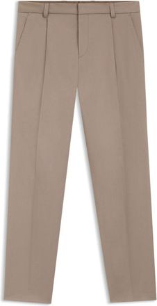 HUGO BOSS Slim-fit pants in paper-touch stretch cotton