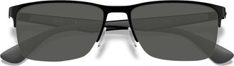 Ray-Ban 58mm Rectangle optical glasses in Black at Nordstrom