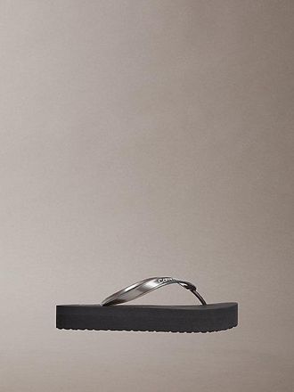 Calvin Klein Aysha - Metallic Platform Flip Flops