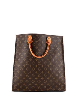 Louis Vuitton Vintage Sac Plat Bag Monogram Canvas tote bag - Brown