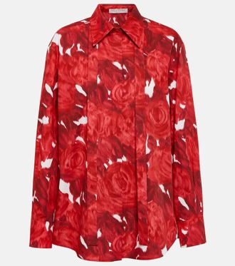 Valentino Camicia in cotone con stampa