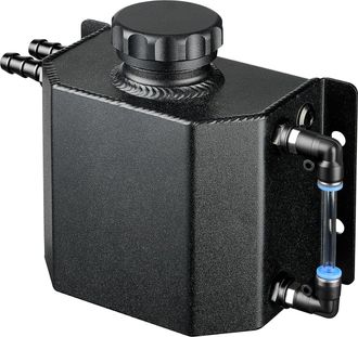 OEM Dep&oacute;sito De Expansi&oacute;n De Refrigerante, Dep&oacute;sito De Radiador De Aluminio, Dep&oacute;sito De Expansi&oacute;n Universal Negro De 1 Litro