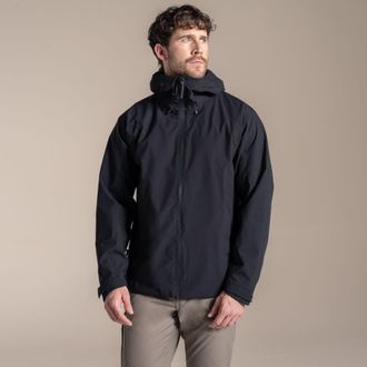 Craghoppers Heren Expert Basecamp Waterdichte Jas (Zwart)