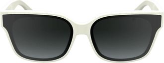 Karl Lagerfeld Zonnebril Kl 6161S - unisex - Zonnebrillen - Wit - 63 MM - Accessoires