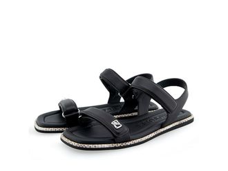 Aerosoles Bruna Womens Sandals Black Leather : 10.5 M, Leather/Suede