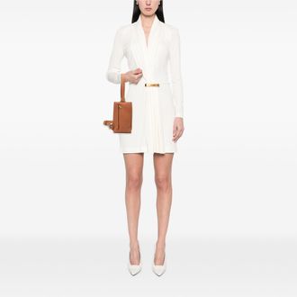 Loewe Tweedehands Zacht Geribbeld Kalfsleer Verticaal T Pocket Schoudertas