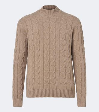 Slowear Cable-knit virgin wool sweater