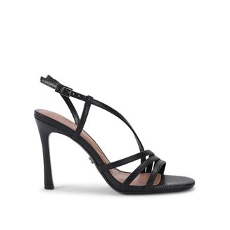 Carvela Womens Paparazza Heel Sandals - Black - Size UK 4