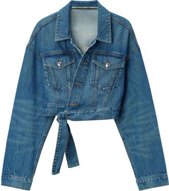 Alexander Wang Giacca trucker a portafoglio - Blu