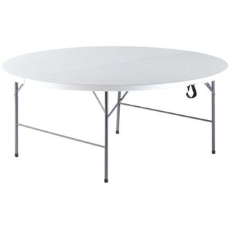 MOREL Tavolo Catering Rotondo Pieghevole &Oslash;181cm Morel Bianco