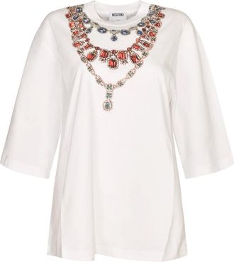 Moschino Dames, Tops, Wit, Maat: XS