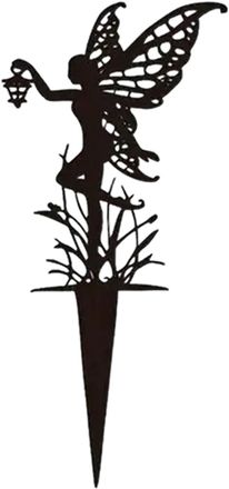 OEM Pali Da Giardino In Metallo, Statue Da Giardino In Metallo Con Angeli, Paletti Da Giardino Con Silhouette Di Fata, Decorazione Da Giardino