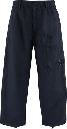 C.P. Company Navy Cargo Cotton Pants