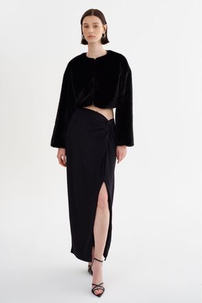 LaMarque Ainslee Lurex Knit Maxi Skirt
