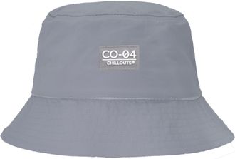 Chillouts Fischerhut CHILLOUTS Kenai Hat, Damen, Gr. L (XL), washed blau, Web, Kunstfaser, unifarben, H&uuml;te Fischerhut, eingen&auml;htes Netztteil zur besseren Bel&uuml;ft