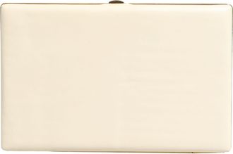 Dolce & Gabbana White Lambskin Leather Clutch Evening Women Purse Womens Bag (Pre-Owned)