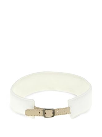 Brunello Cucinelli Rhinestone Band Sun Hat - White