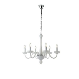 Netlighting ALFIERE 6 Light Chandeliers White 74x59cm | Size: 74x59 cm