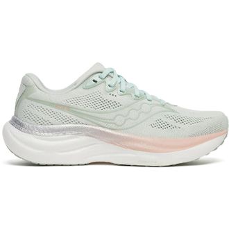 Saucony Womens Ride 19 Road-Running Shoes Green 10.5 Wide
