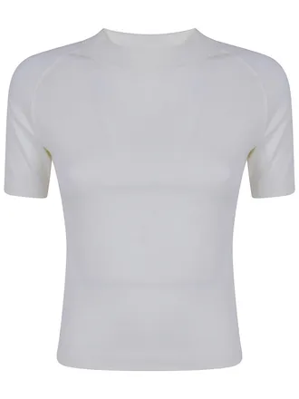 Fear of God T-Shirt White Womens Shrunken Baseball Tee