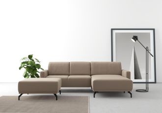 Sit&more Ecksofa »Bailando L-Form« wahlweise mit Kopfteilverstellung und Vorziehsitz, motorisch