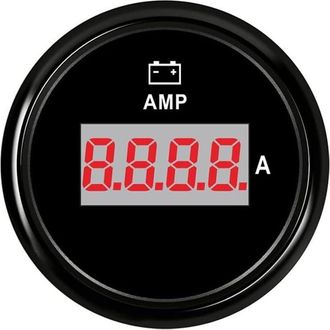 OEM Medidor Amper&iacute;metro Universal De 2 Pulgadas (52 Mm) Para Coche, Barco, Cami&oacute;n, Todoterreno (color: Bn 80a)