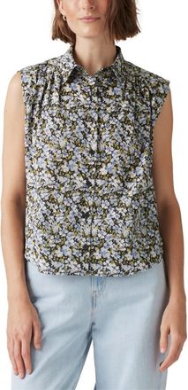 Levi's Gracen Blouse Top Womens Multi Lillian Floral Button Front PALL528