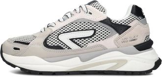 HUB Hub, Schoenen, Dames, Veelkleurig, 40 EU, Wol, Beige Lage Sneakers voor Vrouwen