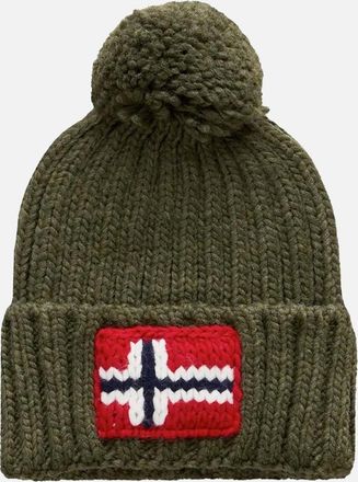 Napapijri Mens Napapijri Semiury 5 Pom Beanie - Tan