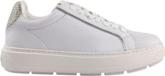 Love Moschino Stijlvolle Tas - Dames - Sneakers - Wit - 37 EU - Leer - Schoenen